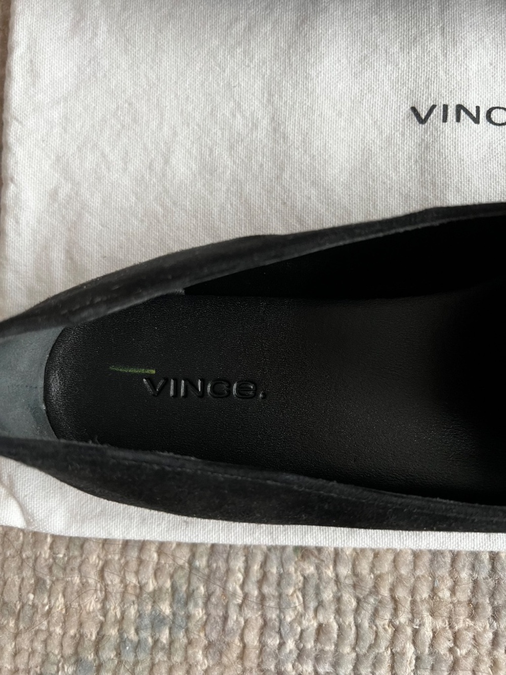 Vince Women's Clark Black Suede Loafer - 9 - Picture 5 of 6